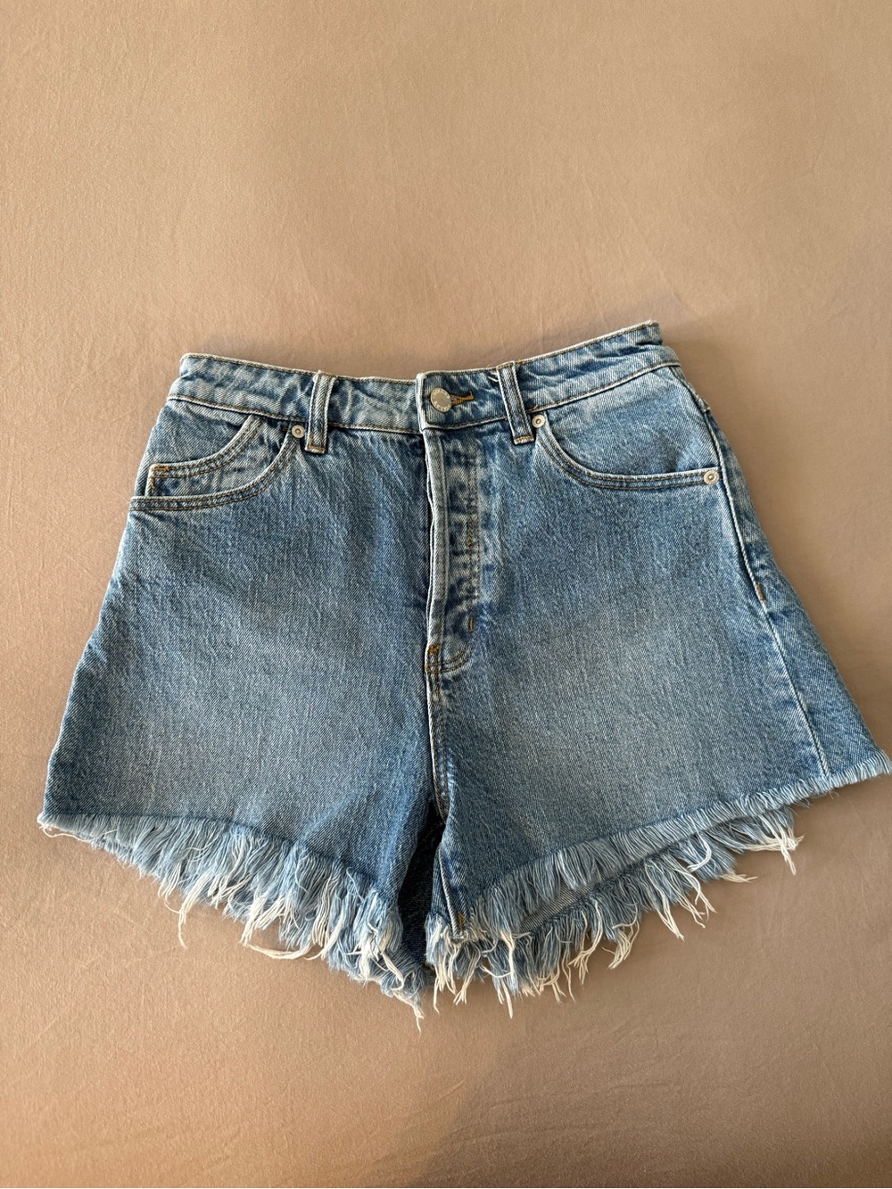 ROLLA'S Original Short High-Rise Cut Off Denim Shorts